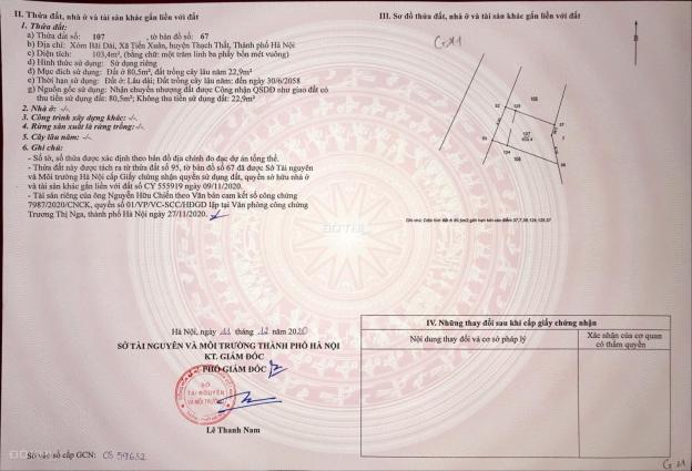 Chính chủ bán duy nhất 1 lô mặt đường Bãi Dài, mặt đường 8m, 2 mặt tiền giá chỉ hơn 1 tỷ. LH ngay 13680292