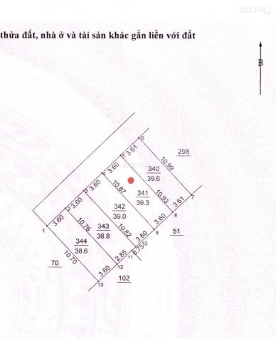 Bán đất nằm sau đất dịch vụ Vân Canh - Hoài Đức, 39.3m2 giá 62 tr/m2 ô tô đỗ tận đất, vuông đẹp 13702517
