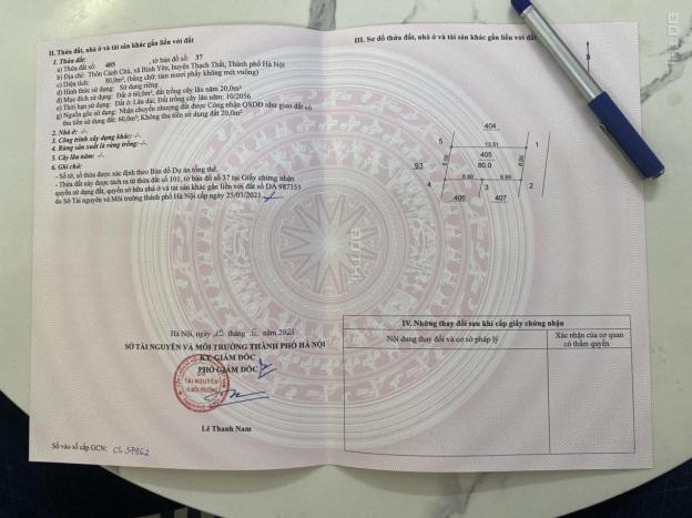 Cần bán đất nền Hoà Lạc, thôn Cánh Chủ, Thạch Thất cách đường 420 chỉ 400m 13705460