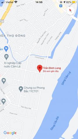 Bán đất đường Trần Đình Long, Phường Hòa Thọ Đông, Quận Cẩm Lệ. DT: 349,4m2, giá: 9,4 tỷ 13766023
