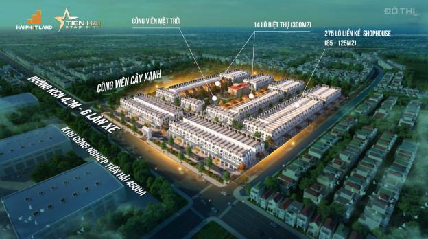 Mở bán đợt 1 dự án Tiền Hải Star City 15 tr/m2 trong khu công nghiệp, đã có sổ, xong hạ tầng, CK 4% 13708615