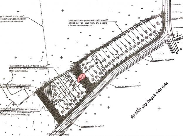 Chính chủ bán lô đất đấu giá Thanh Oai 97.5m2, trục chính xã, giá đầu tư 14.5 triệu/m2 13748129