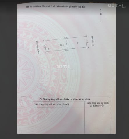 Cực hiếm: Đất lô QĐ 40m2, ô tô 1 đỏ vào nhà, 3.5 ra phố Trường Chinh, giá 3.85 tỷ(TL) 13716488