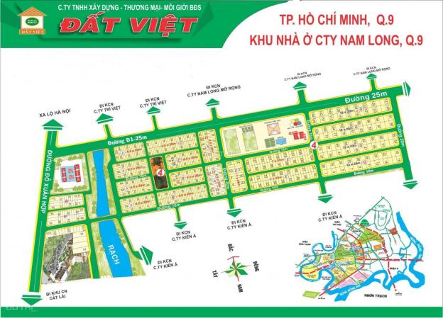 Bán nền B đường D2, KDC Nam Long, Phước Long B, Tp. Thủ Đức, DT 4,5x20m, đường 16m 13663649