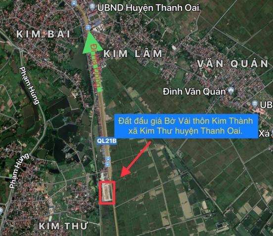 Đầu tư! Bán đất đấu giá Thanh Oai, tương lai mặt Quốc Lộ 21B, đầu tư cực tốt 13748102