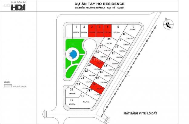 Bán biệt thự HDI Tây Hồ, đường Võ Chí Công. Diện tích 135m2 xây dựng 4 tầng + 1 hầm 13720579