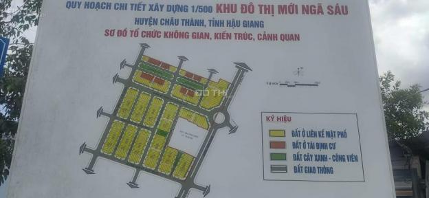 Bán đất tại Đường Võ Thị Sáu, Huyện Châu Thành, Hậu Giang diện tích 100m2 giá 750 triệu 13727657