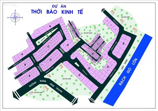 Bán đất nền dự án Thời Báo Kinh Tế - sổ đỏ, đường Bưng Ông Thoàn, quận 9. Vị trí đẹp - sinh lời cao 11534207