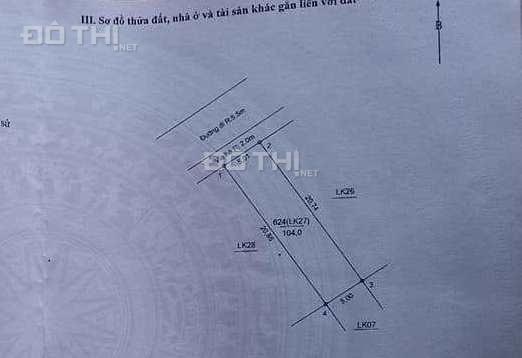 Bán gấp lô đất tại Kim Bài, Thanh Oai, Hà Nội Phân lô, vỉa hè ô tô tránh, 104m2, 27.5tr/m2 13735743