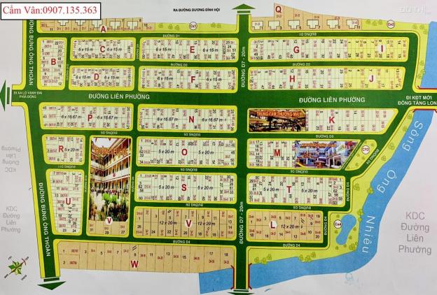 Siêu thị các đất nền gửi bán tại dự án sổ đỏ KDC Sở Văn Hóa Thông Tin, Quận 9, đường Liên Phường 13737103