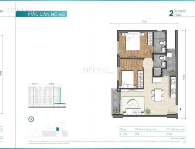 Dự án căn hộ D'Lusso Emerald bán căn 2PN giá tốt 13739784