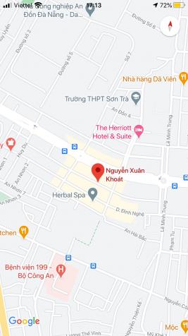 Bán lô đất mặt tiền đường Nguyễn Xuân Khoát, Q. Sơn Trà DT 118.75m2. Giá: 12 tỷ 13750853