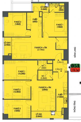 Cần bán căn góc siêu vip 177,6m2 5PN dự án cao cấp Housinco Nguyễn Xiển tầng đẹp, giá tốt nhất 13742485