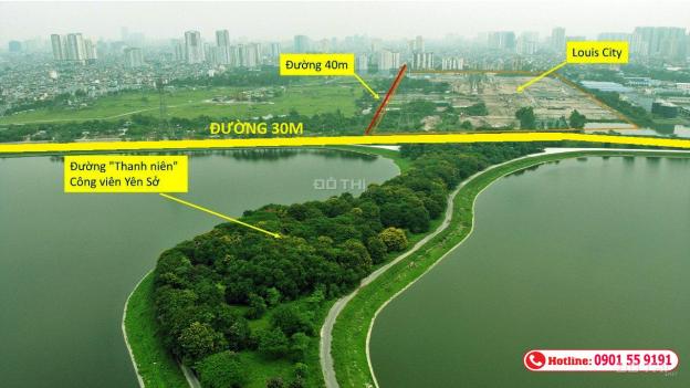 Biệt thự Louis City Hoàng Mai, mặt tiền 12m, hầm riêng, cạnh hồ yên sở, giá tốt nhất thị trường 13744797