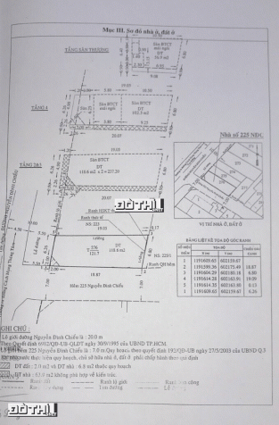 Bán nhà góc 2 mặt tiền đường Nguyễn Đình Chiểu, Q3, Dt 120m2, 1 trệt + 3 lầu 13744913