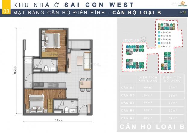 Bán căn hộ chung cư tại đường Tên Lửa - Aeon Bình Tân, 2PN 64m2 13747069