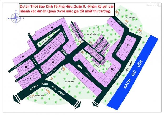 Bán đất nền dự án Thời Báo Kinh Tế, Phú Hữu, Quận 9, sổ đỏ - giá tốt cạnh tranh nhất 11/2021 13748435