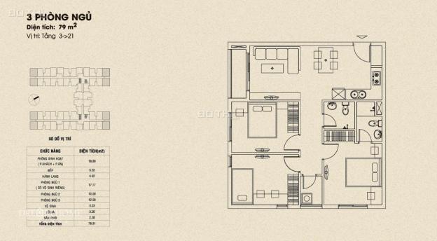 Bán căn hộ 80m2, có 3 PN, 2 toilet, ban công, cc Dream Home Palace, Quận 8, mới bàn giao 1 năm 13748881