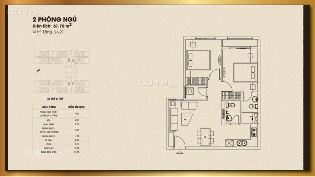 Bán căn hộ 62m2, 2 PN, 2 WC, 1 PK, Dream Home Palace, giá chỉ từ 1,73 tỷ, tel: 0933 002 006 13748642