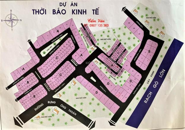 Bán đất nền dự án Thời Báo Kinh Tế, Bưng Ông Thoàn, Phú Hữu, quận 9 sổ đỏ - Giá rẻ tháng 11/2021 13751900