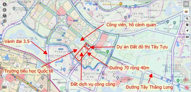 Bán đất nền phân lô tự xây đường 60.5m Tây Thăng Long thuộc Bắc Từ Liêm 13770192