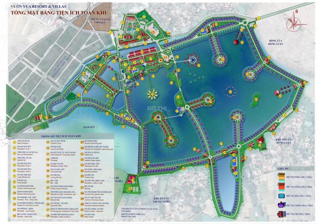 Ra hàng gấp biệt thự khoáng nóng 280m2 dự án Vườn Vua Resort phú thọ view Hồ sen giá siêu mềm 13771128