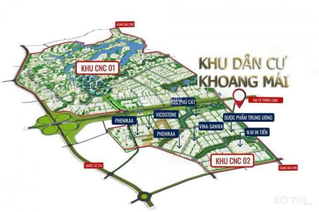 Chính chủ bán gấp đất nền Khoang Mái, Đồng Trúc, Hòa Lạc cách ĐL Thăng Long 200m, hỗ trợ bank 50% 13790058