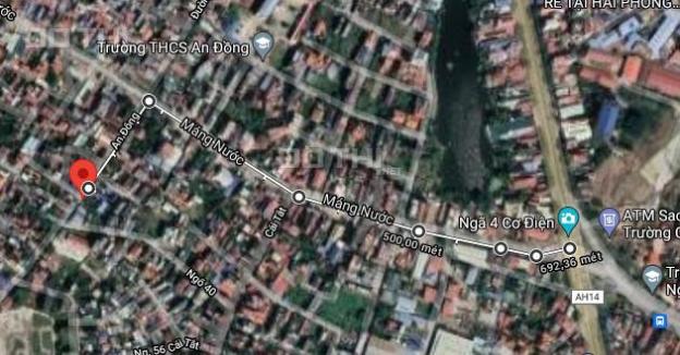Bán đất tại đường Cái Tắt, Xã An Đồng, An Dương, Hải Phòng diện tích 100m2 giá 28 tr/m2 13790495