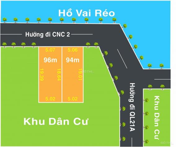 Chính chủ bán lô đất view hồ tái định cư Vai Réo, gần Quốc Lộ 21, giáp khu công nghệ cao Hòa Lạc 13811125