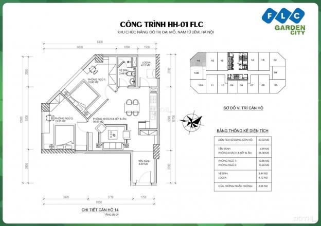 FLC Đại Mỗ cuối năm nhận nhà ở ngay với giá chỉ từ nhỉnh hơn 1 tỷ/căn. Lên tham quan căn hộ thực tế 13817202