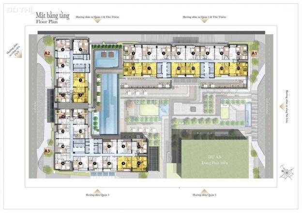 Bán căn hộ hạng sang The Grand Manhattan 68m2 (2PN, 2WC) Quận 1, thanh toán 20% đến khi nhận nhà 13829315