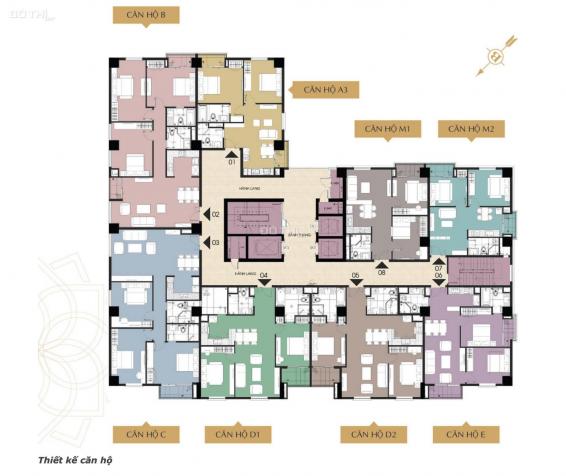 Oriental Westlake, Căn góc 3PN/ DT 114m2 giá 34tr/m2 giá rẻ chưa từng với căn hộ hướng Đông Nam 13839394