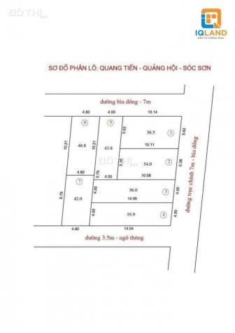 Cần bán 42m2/595 triệu bìa làng Quảng Hội, Quang Tiến, Sóc sơn. LH: 0388811362 13843212