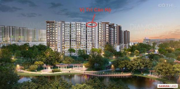 Căn hộ cao cấp Diamond Brilliant mã căn B1.13.09, view công viên trung tâm 16 ha 13853794