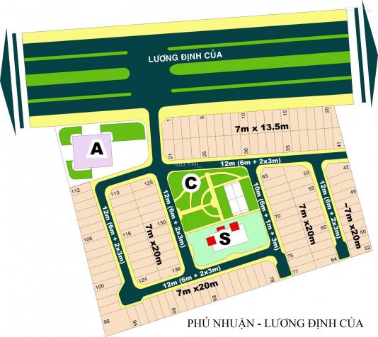 Bán đất khu compound 280 Lương Định Của, DT 154m2 gần công viên có bảo vệ 24/7 tiện ích xung quanh 13854652