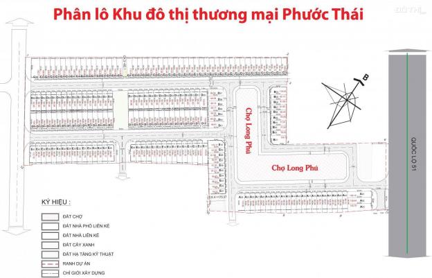 Bán lô vị trí view chợ KDC Chợ Long Phú Phước Thái Long Thành giá nét 13866263