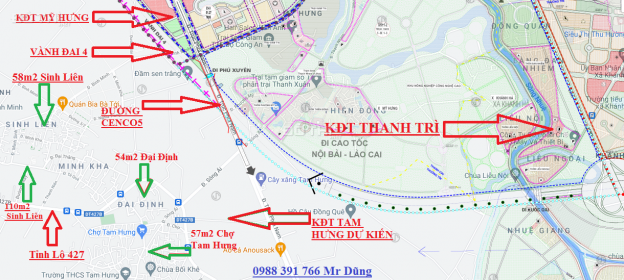 Chính chủ cần bán 110m2 đất tại xã Bình Minh Thanh Oai, đường thông ô tô đỗ đất giá đầu tư 13871940