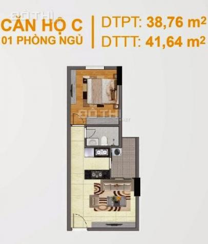 Bán căn hộ 1PN block A chung cư bộ công an Quận 2 gần Trần Não có sổ hồng full nội thất 13874106