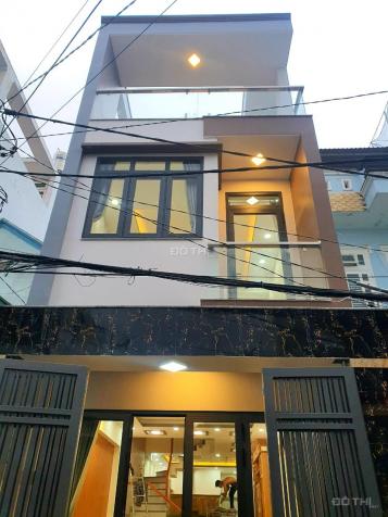 Nhà 2 lầu gần trường học Nguyễn Thị Định, chợ Lạc Quang, Tân Thới Nhất, Q. 12 13876318