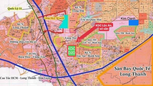 Cơ hội đầu tư đất nền Lộc An - Huyện Long Thành, Liền kề khu tái định cư sân bay, đầu tư công khủng 13891184