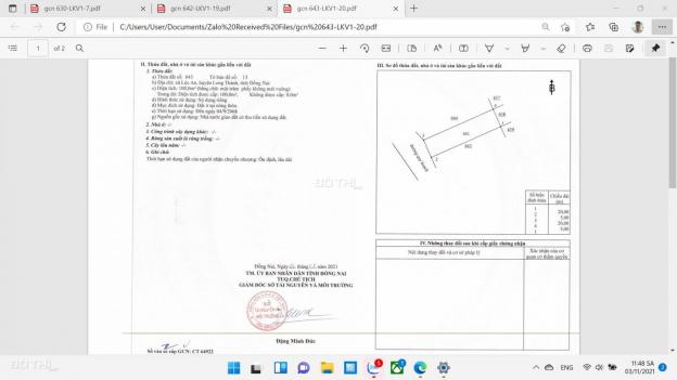 Cơ hội đầu tư đất nền Lộc An - Huyện Long Thành, Liền kề khu tái định cư sân bay, đầu tư công khủng 13891184