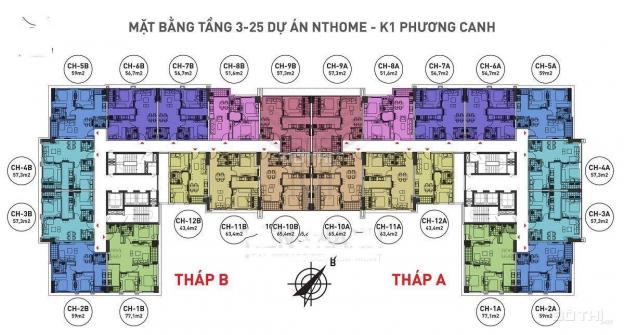 Chính chủ bán CH NHS Phương Canh, 1605 (59m2) & 1806 (56.7m2) & 1511 (63.4m2), 0389193082 13891217