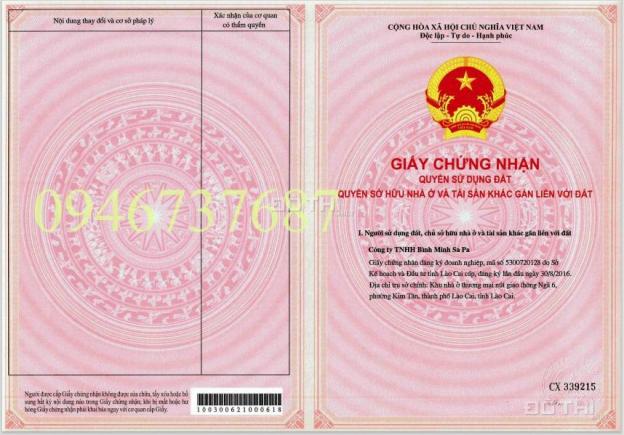 Đất nền trung tâm TX Sapa du lịch 4 mùa, Sổ đỏ, Kinh doanh buôn bán tốt 13670393