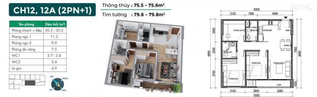 Căn hộ 03 ngủ tại dự án Phương Đông Green Home giá tốt nhất 26,8 tr/m2 - LH 0943216686 13897539