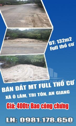 Chính chủ tôi cần bán đất MT full thổ cư xã Ô Lâm, Tri Tôn, An Giang 13898151