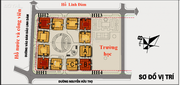 Bán các căn chung cư mặt sàn tầng 3 tòa HH3 Linh Đàm 380m2 kinh doanh hoặc ở 13898768