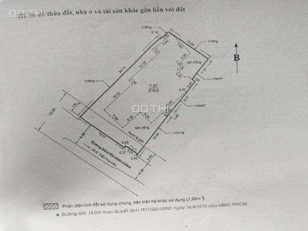 Bán đất mặt tiền Nguyễn Đình Chính, Phú Nhuận DT 1585m2 13901545