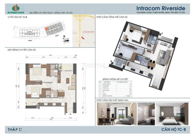 Chính chủ bán căn hộ tại chung cư Intracom Nhật Tân, Đông Anh, Hà Nội 13904620