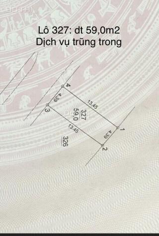 Chính chủ cần bán mảnh đất lô 327 Trũng Trên Lai Xá: DT 59m2 * MT 4.4m * giá đầu tư 13905576