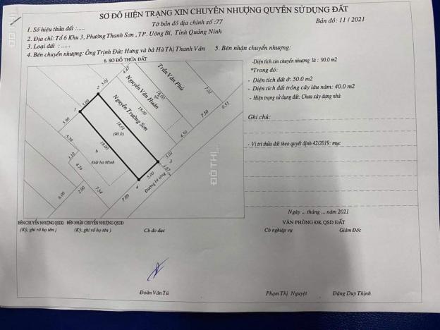 Bán đất Đồi Đỉnh Viên, gần kđt Lâm Trường, khu 3 Thanh Sơn. Dt: 90m2, mt: 5m hướng: Đn 13906695